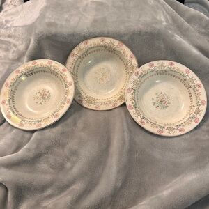 Mid-century Edwin Knowles - Royal Knowlton - 5.5" Bowls (set of 3)